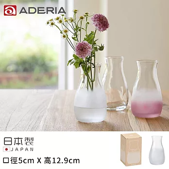 【ADERIA】日本製和風系列手作漸層花器 白色