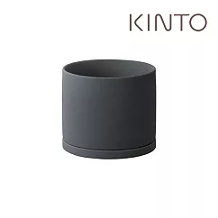 KINTO / PLANT POT 191陶瓷花盆10.5cm─ 深灰