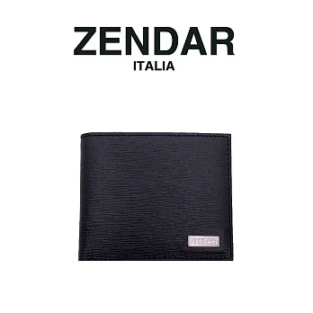 【ZENDAR】台灣總代理 限量1折 頂級牛皮極光紋8卡皮夾 安東尼奧系列 全新專櫃展示品