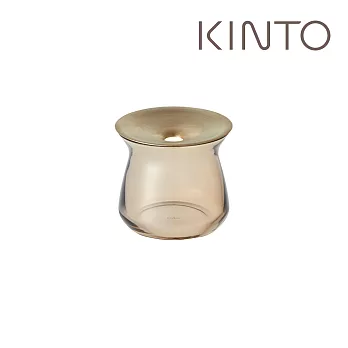 KINTO / LUNA花瓶170ml-咖啡色