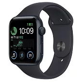 Apple Watch SE2代(GPS)44mm鋁金屬+運動型錶帶 午夜錶殼/午夜錶帶