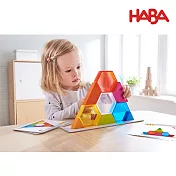 【德國HABA】3D益智疊疊樂-亮彩積木