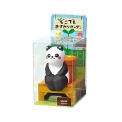 【聖新陶芸】隨意坐 動物系列  熊貓-三葉草