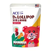 【ACE】SUPER KIDS牙博士棒棒糖(草莓+柳橙)-8支/袋