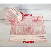 【PLAYBOY】雪國星空方巾 12入組 粉色