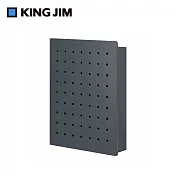 【KING JIM】HARU PEGGY  個人磁力洞洞板置物箱 M  灰色