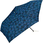 【Wpc.】Kukka小花抗UV超輕量115g迷你折傘(附傘套) ‧ 藍