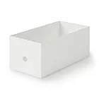 【MUJI 無印良品】聚丙烯檔案盒.標準型.寬.1/2.白灰