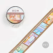【BGM】PET透明裝飾膠帶 底片Special系列 ‧ 胡桃