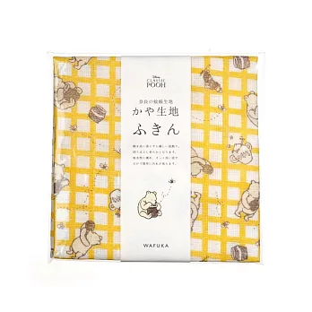 【Prairie Dog】日本迪士尼奈良蚊帳生地萬用吸水擦拭巾 ‧ 小熊維尼(蜂蜜)