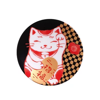 【和藍】美濃燒∣日本傳統緣起陶瓷小皿 ‧ 招財貓