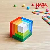 【德國HABA】3D邏輯積木-彩虹立方