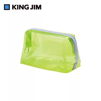 【KING JIM】CHEERS! PVC大開口收納包  黃色 (CH5540T-YL)