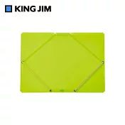 【KING JIM】CHEERS! 霓虹色文件收納夾 黃色 (CH2582T-YL)