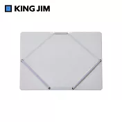 【KING JIM】CHEERS! 霓虹色文件收納夾  白色 (CH2582T-WH)