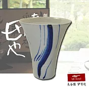 【日本長谷園伊賀燒】日式陶土杯(挑藍撥釉款)