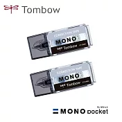 【TOMBOW日本蜻蜓】(2入)MONO 口袋型修正帶 黑色