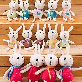 【AmaZing】網紅兔年必買可愛毛絨兔兔背包吊飾(超值2入顏色隨機) _17+22cm