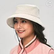 ADISI Soft checker 刷毛輕防風保暖漁夫帽 AH22044 / 城市綠洲專賣(帽子 毛帽 保暖帽 抗靜電 輕量) 鵝白
