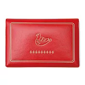 【HIGHTIDE】日本復古白鴿存摺/卡片收納夾 ‧ 紅色