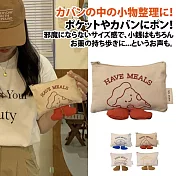【Sayaka紗彌佳】日系點心時光系列立體造型萬用小物收納包  -草莓PIZZA款
