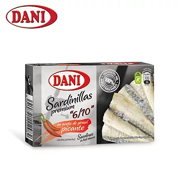 西班牙【DANI】油漬辣味沙丁魚(90G)