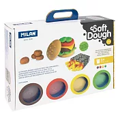 MILAN 黏土禮盒(含配件)_美味漢堡店(4色)