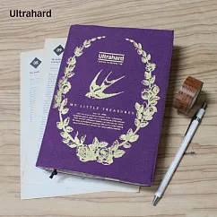 Ultrahard Bookplate 藏書票書衣系列 ─ 燕子(紫)