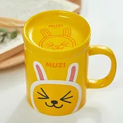 【韓國Keshop】Kakao Friends陶瓷馬克杯(附杯蓋) ‧ Muzi