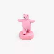 【韓國Dailylike】Jelly bear 站立公仔印章 ‧ Pink