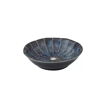【KAKUNI】窯變紺十草 陶瓷小皿10cm