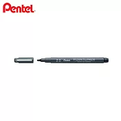 (3支1包)PENTEL代針筆 特殊平頭設計 黑 2.0