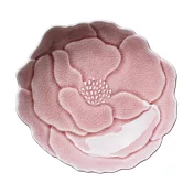【日本Aito】瀨戶燒|花瓣陶瓷餐盤16cm ‧ 藕粉