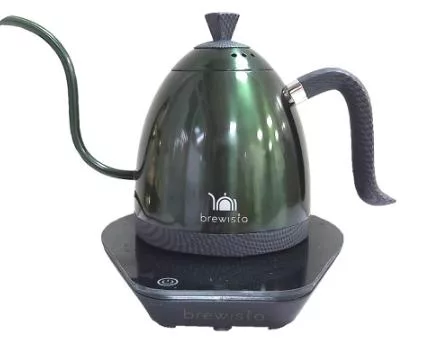 Brewista Artisan 600ml 細長嘴可調溫不銹鋼電水壺-(單層) 暗夜綠