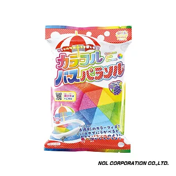日本NOL-彩色六角形入浴劑(葡萄香氣)-1入(泡澡/交換禮物)