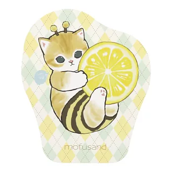 sun-star 日本製 mofusand 貓福珊迪 造型明信片 蜜蜂貓咪