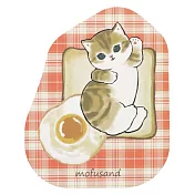 sun-star 日本製 mofusand 貓福珊迪 造型明信片 蛋吐司貓咪
