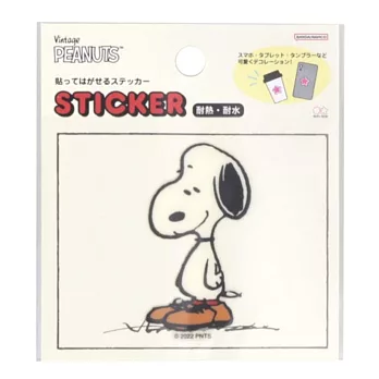 sun-star Snoopy 防水耐熱無痕裝飾貼紙 史努比 皮鞋