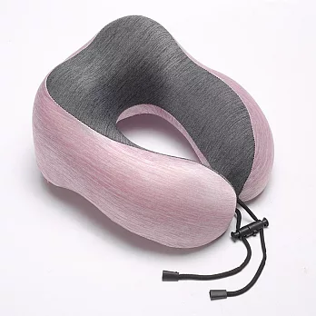 [ BeOK ] 旅行可收納U型枕 記憶頸枕 粉色