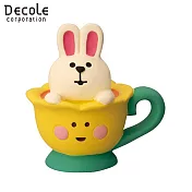 【DECOLE】 concombre 花花國裡的愛麗絲 茶杯兔兔 黃