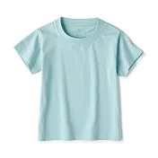 【MUJI 無印良品】幼兒棉混聚酯纖維圓領短袖T恤 80 淺綠
