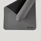 【QMAT】10mm運動墊 台灣製（隨貨附贈束帶及網袋） 灰黑/黑
