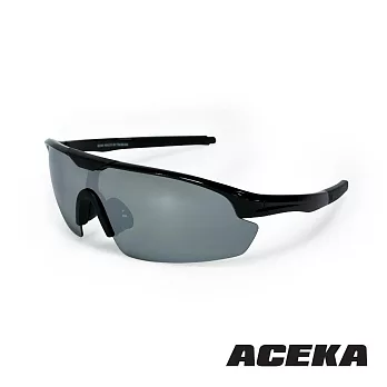 【ACEKA】水銀鏡面太陽眼鏡 (TRENDY 休閒運動系列) 黑