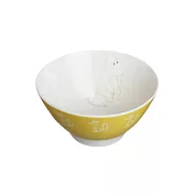 【日本YAMAKA】Moomin嚕嚕米 陶瓷飯碗290ml ‧ 嚕嚕米(黃)