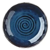 【見谷陶器】超輕量藍染 咖哩餐盤21cm