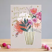 【LOUISE TILER】Wonderful Mum Flowers 母親卡#AA061