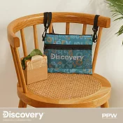 Kiiwi O! x DISCOVERY 系列．極輕機能SACOCHE斜背包 IVAN  藍綠印花