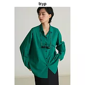 ltyp旅途原品 黑標系列 限量日本進口海島棉經典襯衫 M L M 松石綠