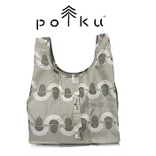 Polku -北歐極簡系列-可愛清新收納購物袋 鴿鴿翱翔