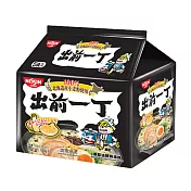【NISSIN 日清】北海道小麥粉速食麵 (5入/袋)- 黑蒜油豬骨湯味